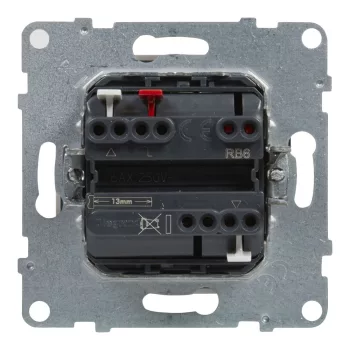   LEGRAND-721139 Suno redőnykapcsoló (3 állású) 6A, mechanikus végállású motor közvetlen vezérléséhez, fehér