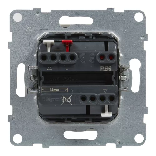 LEGRAND-721139 Suno redőnykapcsoló (3 állású) 6A, mechanikus végállású motor közvetlen vezérléséhez, fehér