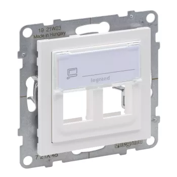 LEGRAND-721145 Suno kettős keystone adapter, fehér