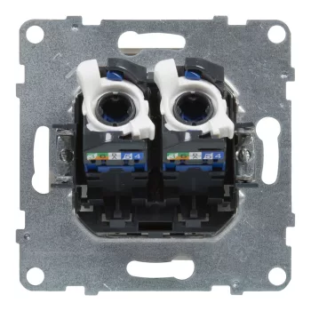 LEGRAND-721153 Suno 2xRJ45 Cat.6 UTP aljzat, fehér