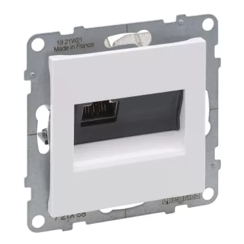 LEGRAND-721158 Suno RJ45 Cat.6A STP aljzat, fehér