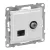 LEGRAND-721162 Suno TV "F" típus + RJ45 Cat.6 UTP aljzat, fehér