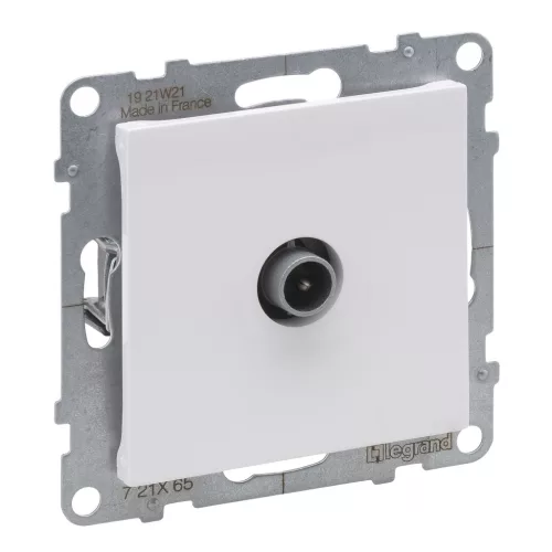 LEGRAND-721165 Suno TV aljzat, átmenő (14 dB), fehér