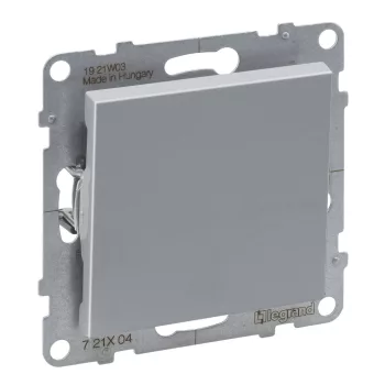 LEGRAND-721304 Suno egypólusú kapcsoló 16AX, alumínium
