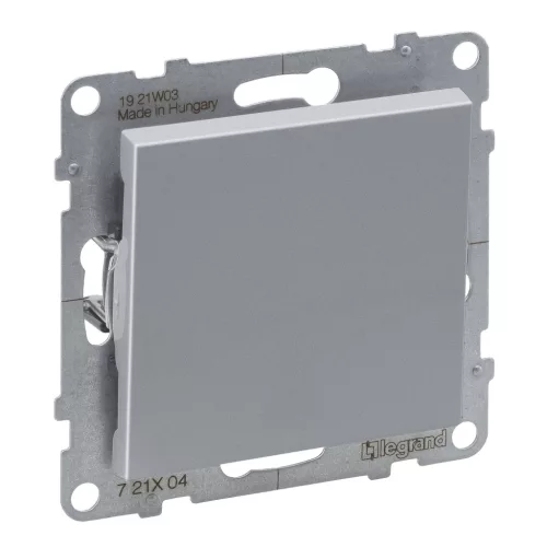 LEGRAND-721304 Suno egypólusú kapcsoló 16AX, alumínium