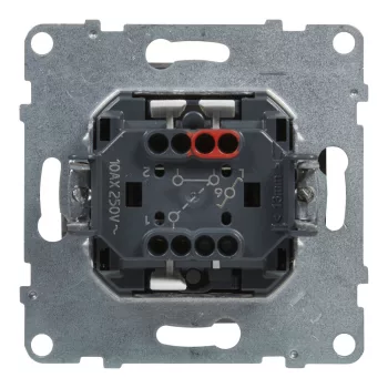 LEGRAND-721306 Suno váltókapcsoló 10AX, alumínium