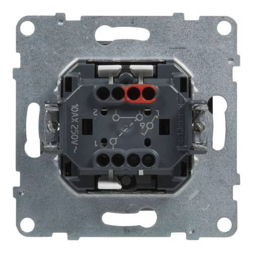 LEGRAND-721306 Suno váltókapcsoló 10AX, alumínium