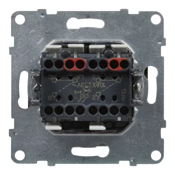   LEGRAND-721308 Suno kettős váltókapcsoló 10AX, alumínium
