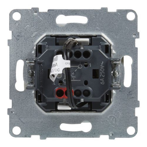 LEGRAND-721310 Suno egypólusú nyomó jelzőfénnyel, címketartóval, alumínium