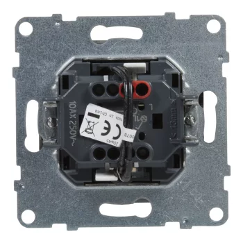   LEGRAND-721311 Suno egypólusú kapcsoló jelzőfénnyel 10AX, alumínium