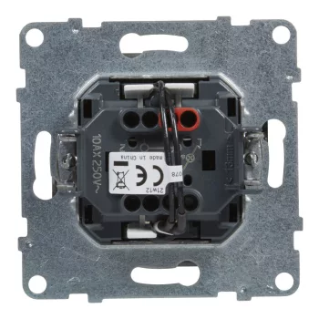   LEGRAND-721316 Suno váltókapcsoló jelzőfénnyel 10AX, alumínium