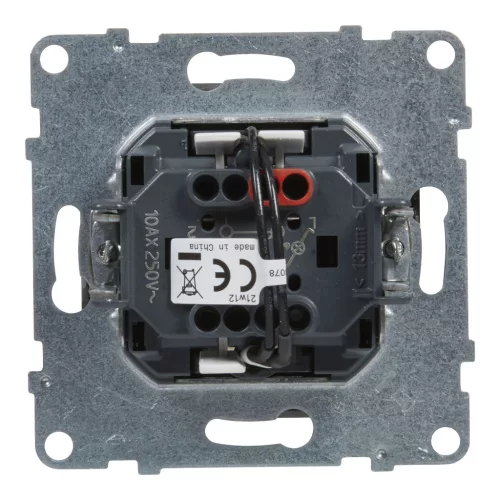 LEGRAND-721316 Suno váltókapcsoló jelzőfénnyel 10AX, alumínium