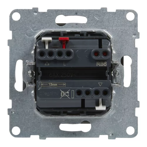 LEGRAND-721339 Suno redőnykapcsoló (3 állású) 6A, mechanikus végállású motor közvetlen vezérléséhez, alumínium