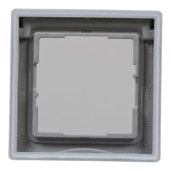 LEGRAND-721344 Suno 1-es keret, IP44, alumínium