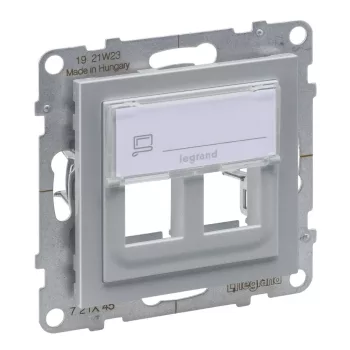 LEGRAND-721345 Suno kettős keystone adapter, alumínium