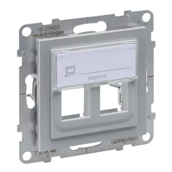 LEGRAND-721345 Suno kettős keystone adapter, alumínium