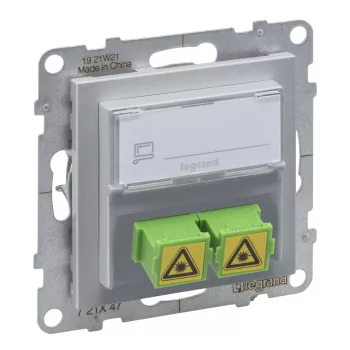 LEGRAND-721347 Suno SC/APC optikai aljzat, alumínium
