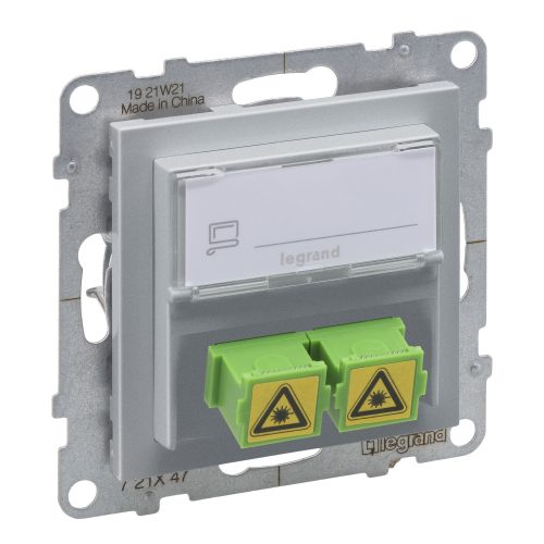 LEGRAND-721347 Suno SC/APC optikai aljzat, alumínium