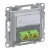 LEGRAND-721347 Suno SC/APC optikai aljzat, alumínium