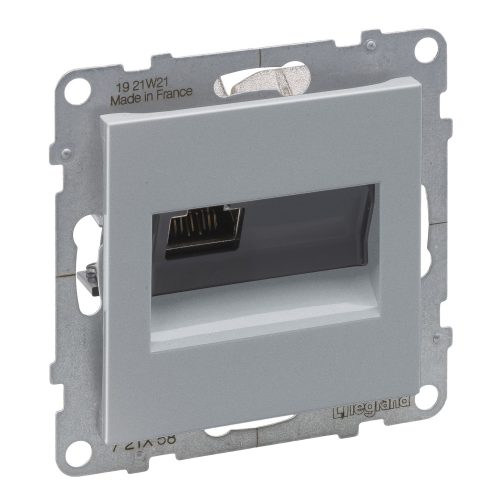 LEGRAND-721358 Suno RJ45 Cat.6A STP aljzat, alumínium