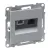 LEGRAND-721360 Suno RJ 11 + RJ 45 Cat.6 UTP aljzat, alumínium