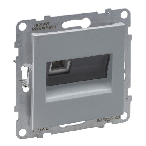 LEGRAND-721361 Suno RJ11 aljzat, alumínium