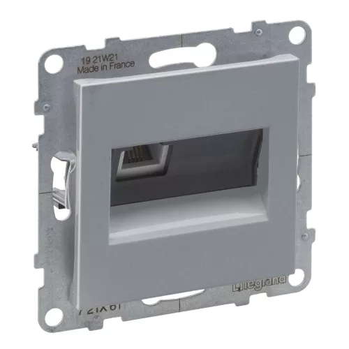 LEGRAND-721361 Suno RJ11 aljzat, alumínium