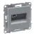 LEGRAND-721361 Suno RJ11 aljzat, alumínium