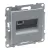 LEGRAND-721361 Suno RJ11 aljzat, alumínium