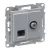LEGRAND-721362 Suno TV "F" típus + RJ45 Cat.6 UTP aljzat, alumínium