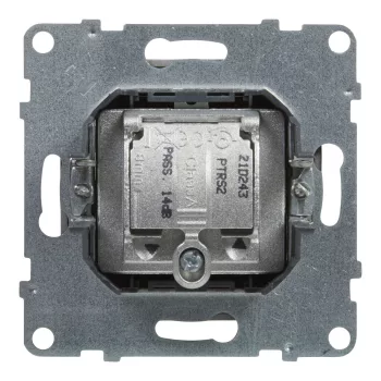   LEGRAND-721368 Suno TV-R-SAT aljzat, átmenő (14 dB), alumínium