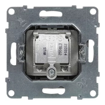   LEGRAND-721370 Suno TV-R-SAT-SAT aljzat csillagpontos, alumínium