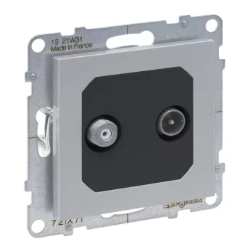 LEGRAND-721371 Suno TV-SAT aljzat csillagpontos, alumínium