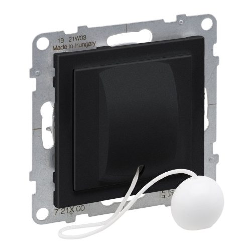 LEGRAND-721400 Suno húzózsinóros váltóérintkezős nyomó, fekete