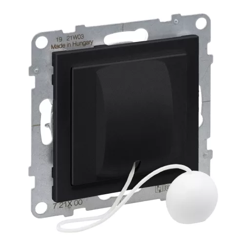 LEGRAND-721400 Suno húzózsinóros váltóérintkezős nyomó, fekete