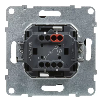 LEGRAND-721401 Suno egypólusú kapcsoló 10AX, fekete