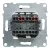 LEGRAND-721408 Suno kettős váltókapcsoló 10AX, fekete