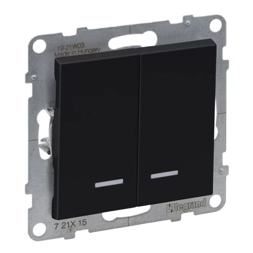 LEGRAND-721415 Suno csillárkapcsoló jelzőfénnyel 10AX, fekete