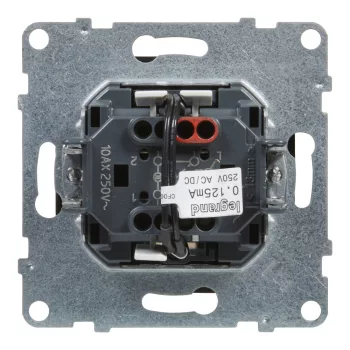   LEGRAND-721416 Suno váltókapcsoló jelzőfénnyel 10AX, fekete