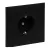 LEGRAND-721428 Suno 2P+F csatlakozóaljzat kerettel (rugós), biztonsági zsaluval, komplett, fekete