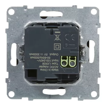 LEGRAND Suno 2xUSB-C töltőaljzat, 3 A - 15 W, fekete