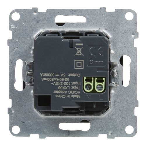 LEGRAND-721431 Suno 2xUSB-C töltőaljzat, 3 A - 15 W, fekete
