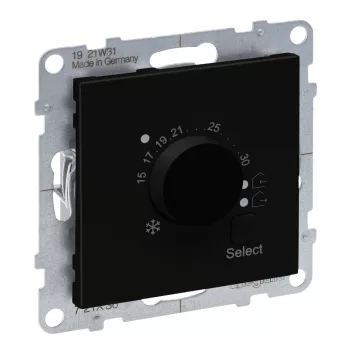 LEGRAND-721436 Suno szobatermosztát, 8A, fekete