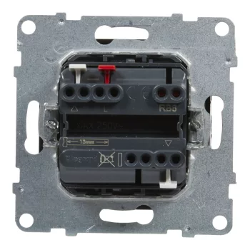   LEGRAND-721439 Suno redőnykapcsoló (3 állású) 6A, mechanikus végállású motor közvetlen vezérléséhez, fekete