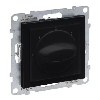 LEGRAND-721440 Suno fokozatkapcsoló (0, 1, 2, 3), fekete