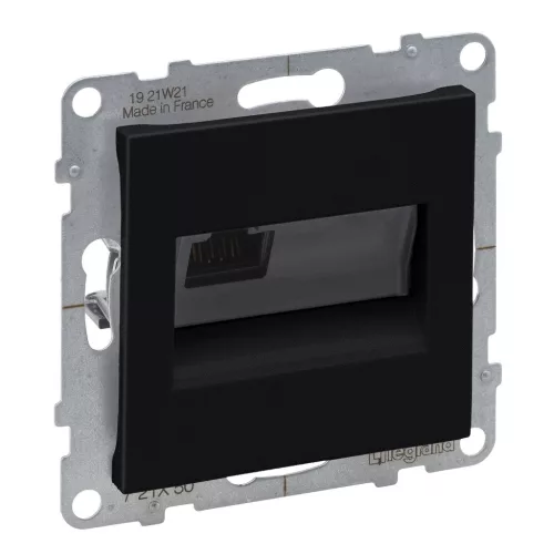 LEGRAND-721450 Suno RJ45 Cat.5E UTP aljzat, fekete
