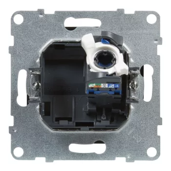 LEGRAND-721452 Suno RJ45 Cat.6 UTP aljzat, fekete