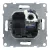 LEGRAND-721452 Suno RJ45 Cat.6 UTP aljzat, fekete