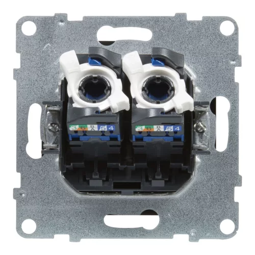 LEGRAND-721453 Suno 2xRJ45 Cat.6 UTP aljzat, fekete