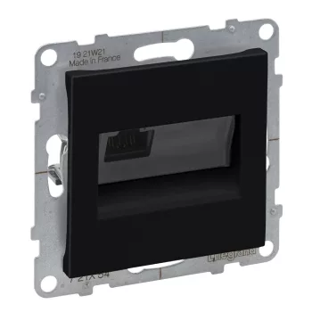 LEGRAND-721454 Suno RJ45 Cat.6A UTP aljzat, fekete